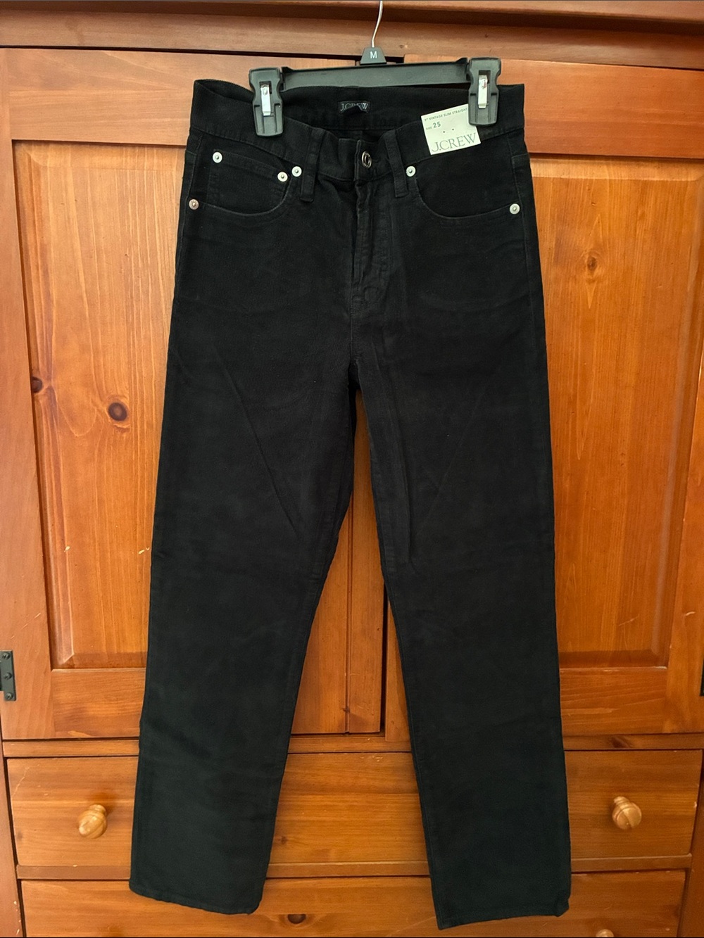J. Crew Black Straight-Leg Women's Pants 9” vintage slim straight